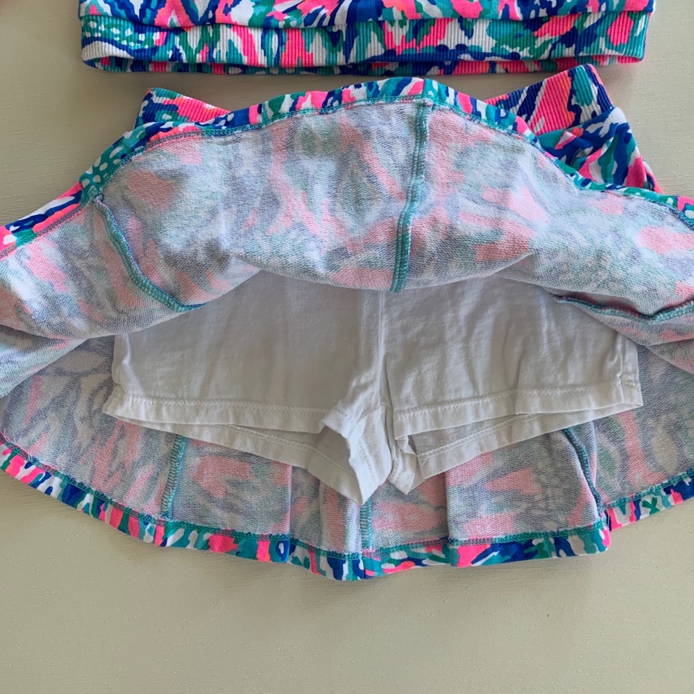 Lilly Pulitzer sweater & skort set (size S 4-5) - Picture 3 of 4